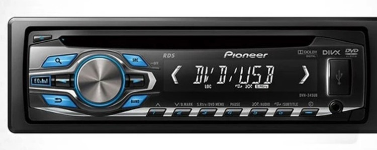 ضبط خودرو پایونیرDVD , DAVX مدل DVH-345UB