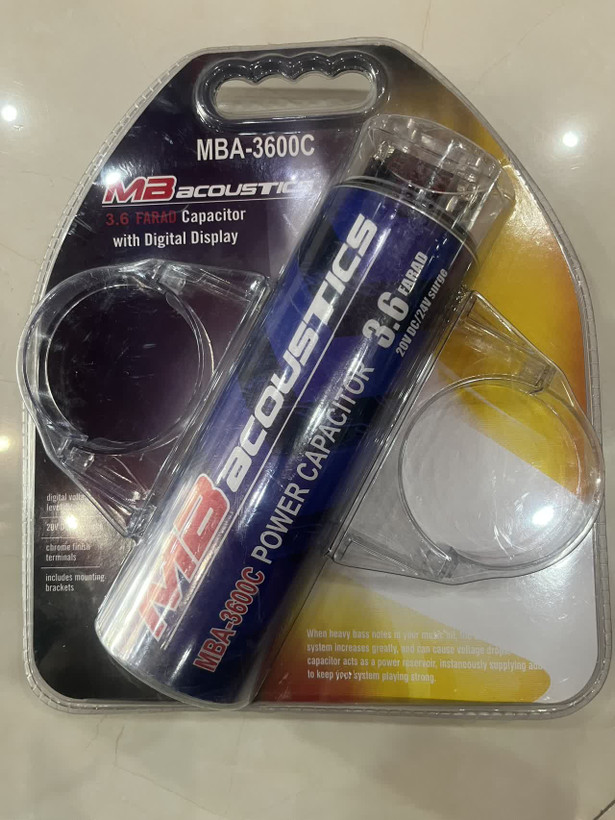 خازن 3/6 فاراد ام بی اکوستیک مدل MBA-3600C