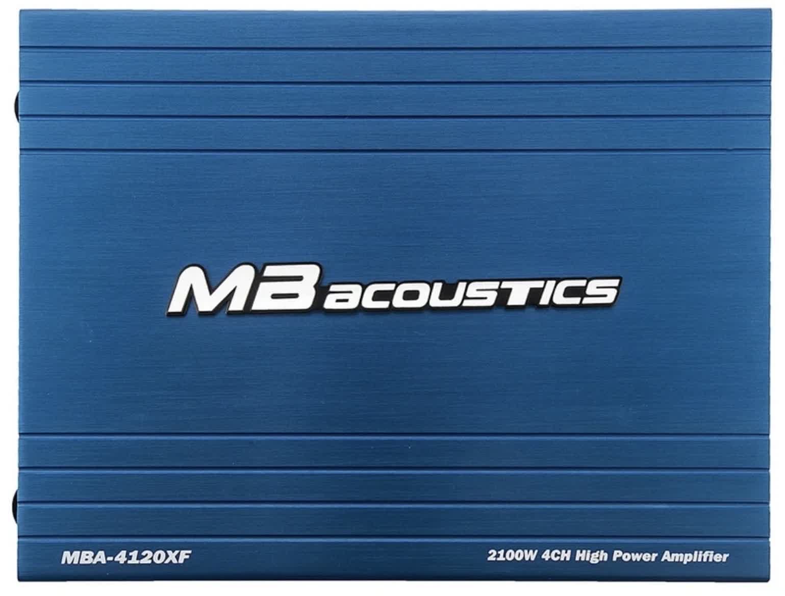 امپلی فایر 4 کانال خودرو مارک ام بی اکوستیک مدل MBA-4120XF