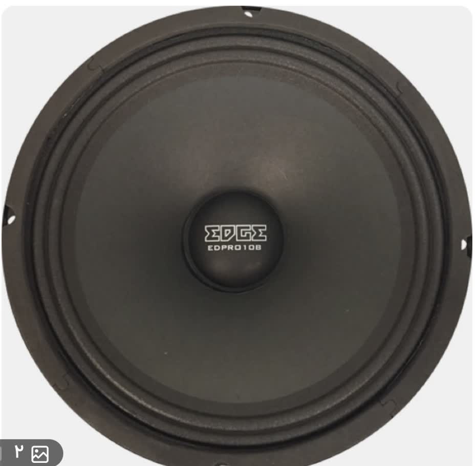میدرنج 10 اینچ خودرو مارک ایج  مدل  EDPORO 10 B بسته 2 عددی