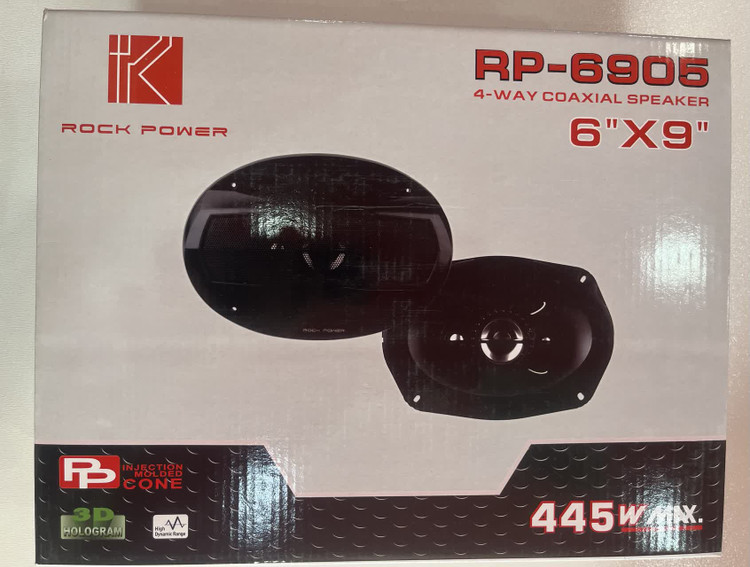 بلندگو بیضی خودرو مارک راک پاور مدل RP-6905 بسته 2 عددی