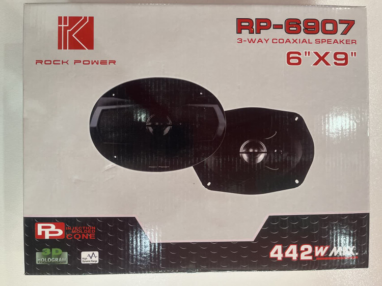 بلندگو بیضی خودرو مارک راک پاور مدل RP-6907 بسته 2 عددی