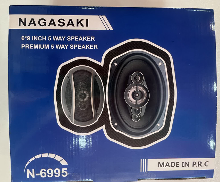 بلندگو بیضی خودرو مارک ناکازاکی مدل N-6995 بسته 2 عددی