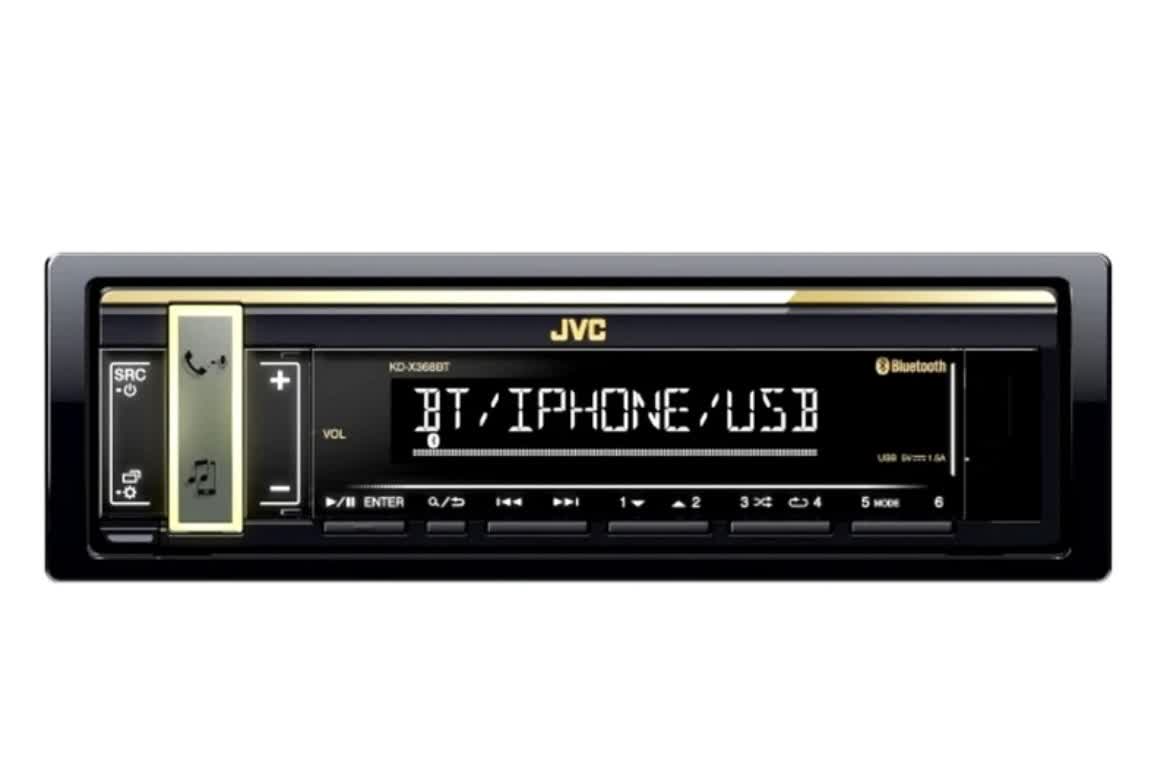 رادیو پخش خودرو مارک جی وی سی مدل KD-X368BT