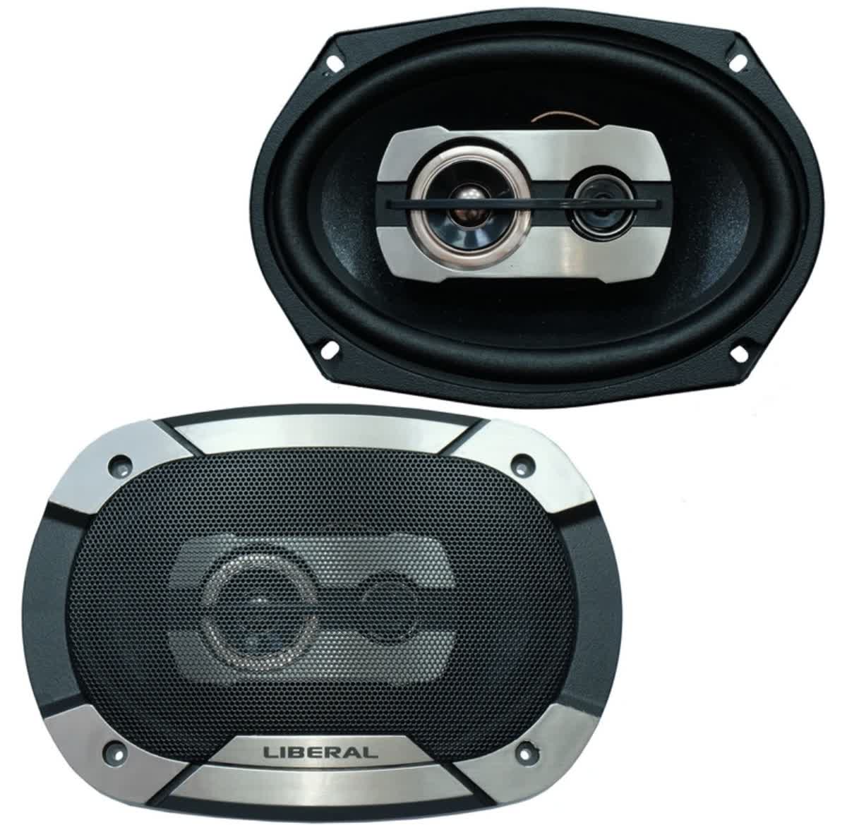 بلندگو بیضی خودرو مارک لیبرال مدل LB- 6975 بسته 2 عددی