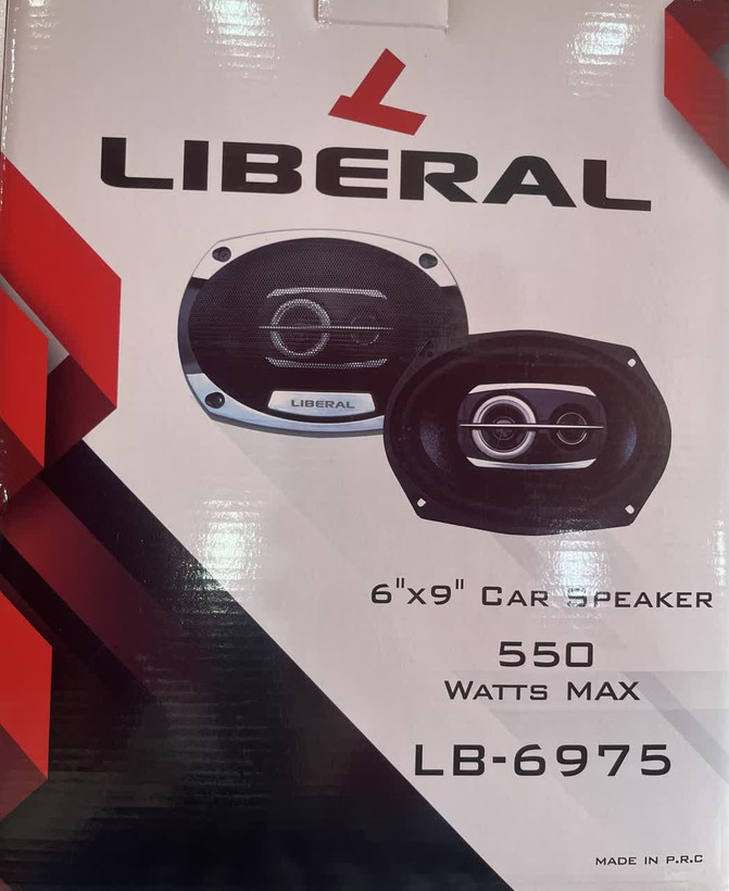 بلندگو بیضی خودرو مارک لیبرال مدل LB- 6975 بسته 2 عددی
