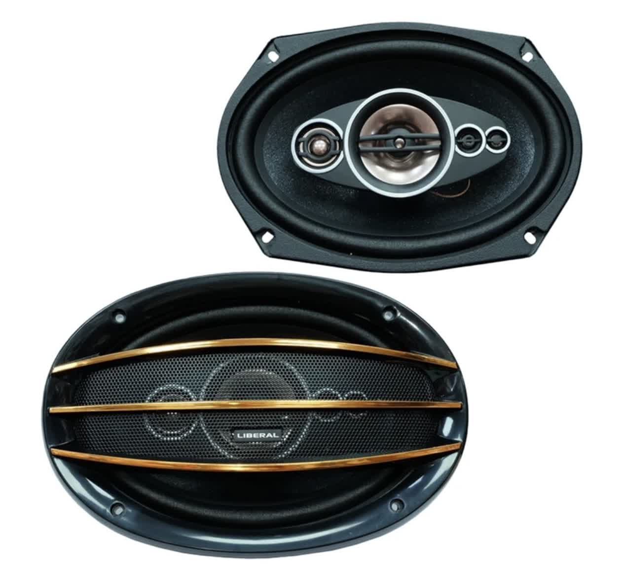 بلندگو بیضی خودرو مارک لیبرال مدل LB-6987 بسته 2 عددی