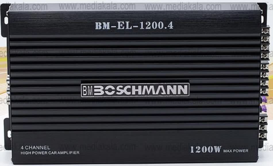 امپلی فایر 4 کانال خودرو مارک بوشمن مدل BM-EL- 1200.4