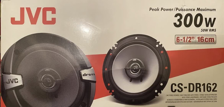 بلندگو گرد 6 اینچ مارک جی وی سی مدل CS-DR 162 بسته 2 عددی