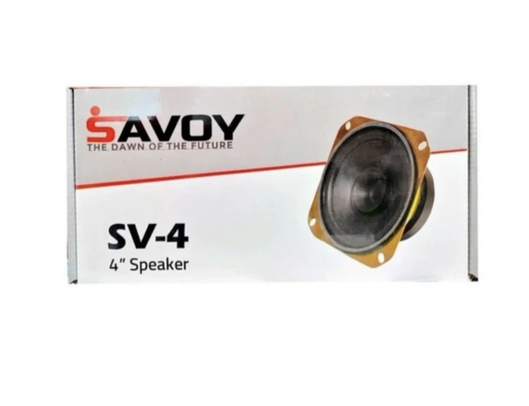 بلندگو 4 اینچ فابریک جلو پراید مارک ساووی مدل SV-4 بسته 2 عددی
