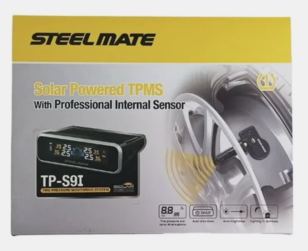 نمایشگر و سنسور باد لاستیک استیل میت مدل TP-S9I