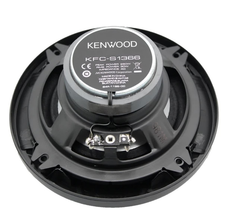 بلندگو گرد 5 اینچ خودرو مارک کنوود مدلKDF-S1366 بسته 2 عددی