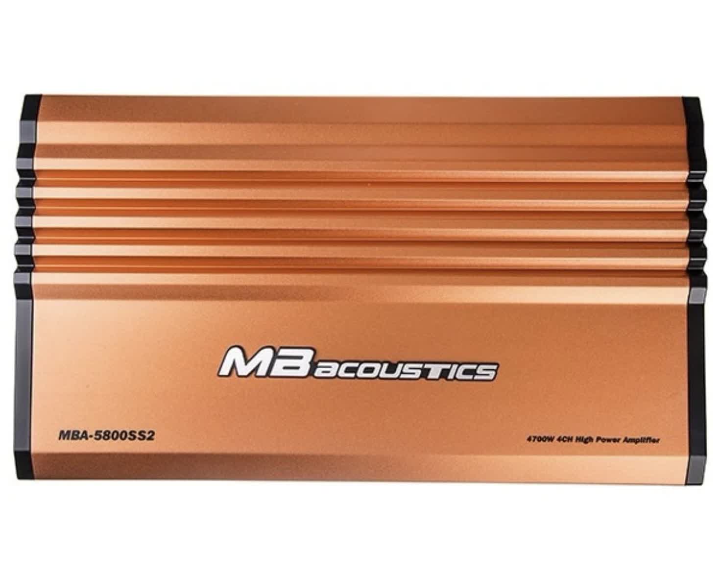 امپلی فایر 4 کانال خودرو مارک ام بی اکوستیک مدل MBA-5800SS2