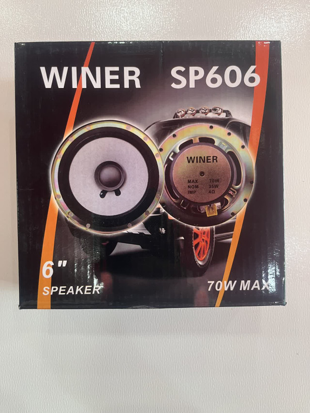 بلندگو 6 اینچ فابریک پژو مارک وینر مدل SP-606 بسته 1 عددی