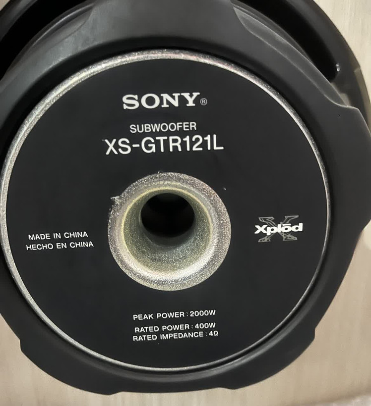 ساب ووفر 12 اینچ خودرو مارک سونی مدل GTR 121 L