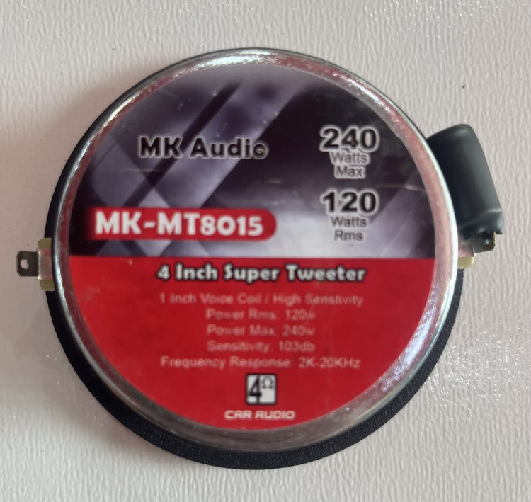 سوپر تیوتر 4 اینچ خودرو مارک مک ایدیو مدل MK-MT 8015 بسته 2 عددی