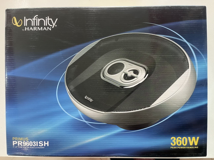 بلندگو بیضی خودرو مارک اینفنیتی مدل primus 9603ISH بسته 2 عددی