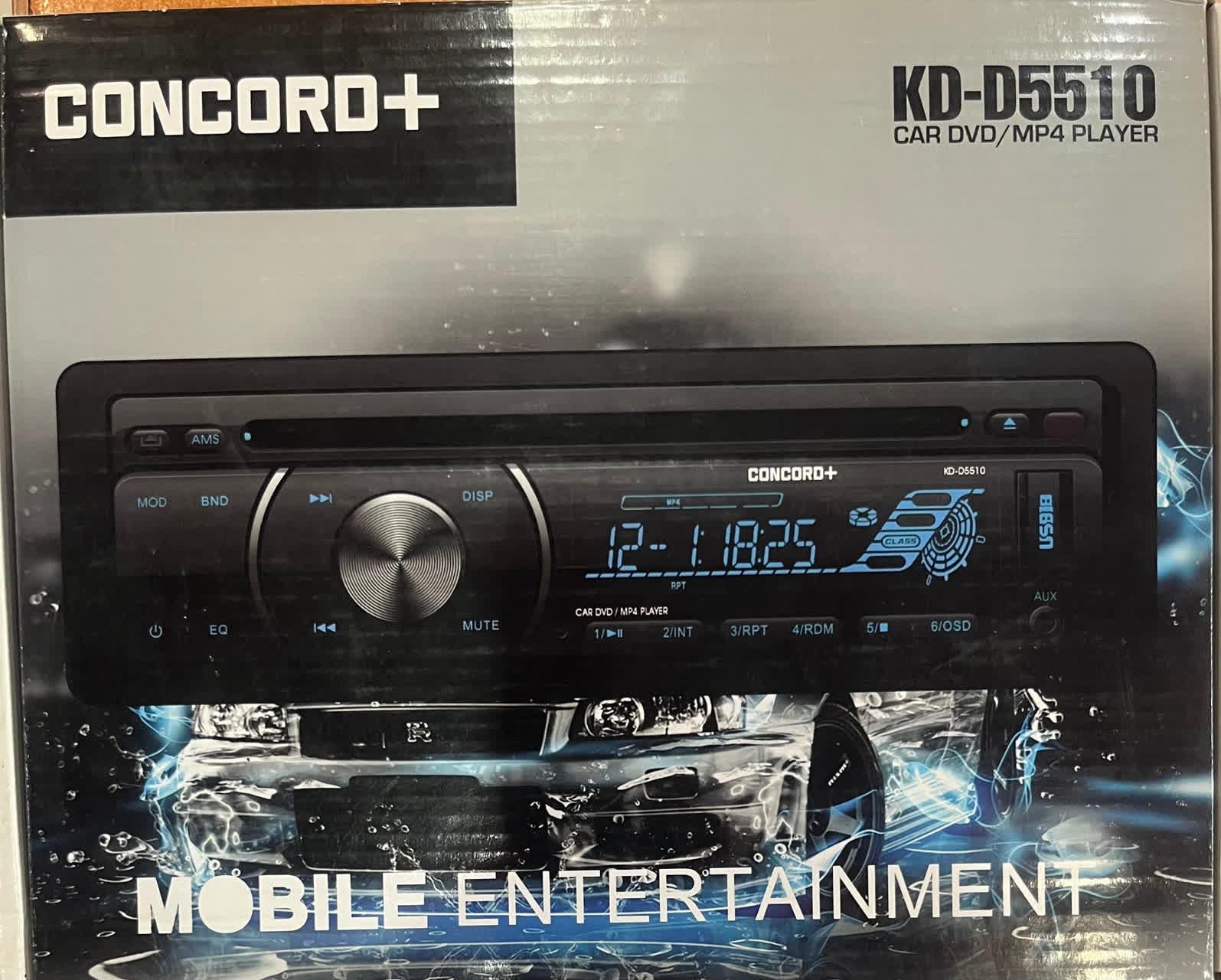 رادیو پخش خودرو مارک کنکورد مدل KD-D5510