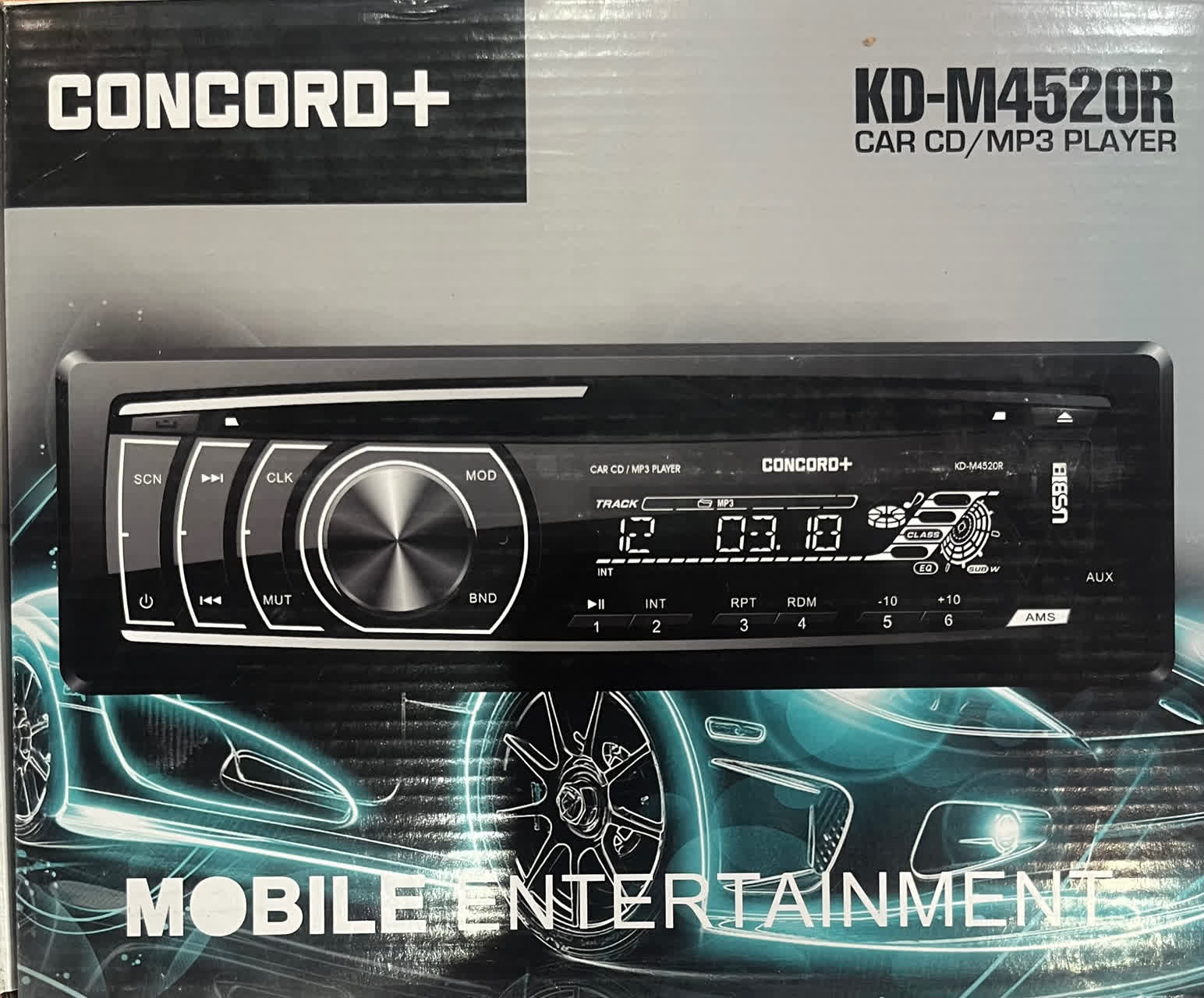 رادیو پخش خودرو مارک کنکورد مدل KD-M4520