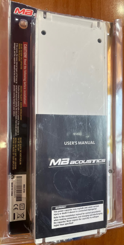 خازن خودرو مارک ام بی اکوستیک مدل MBA-9700
