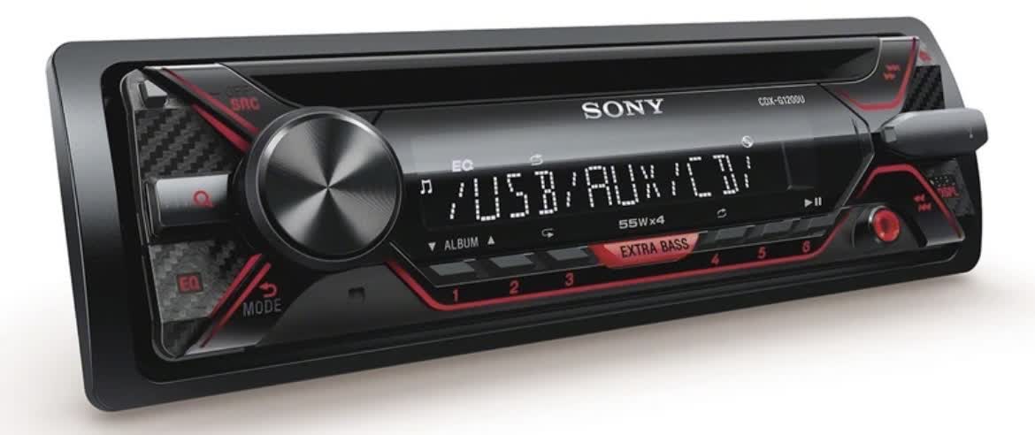 رادیو پخش خودرو مارک سونی مدل CDX-G1200U