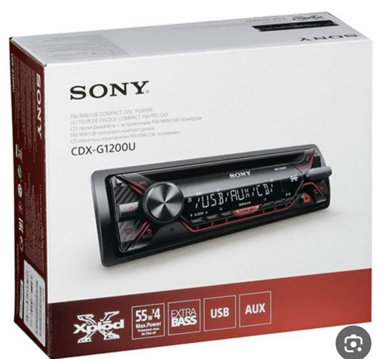 رادیو پخش خودرو مارک سونی مدل CDX-G1200U