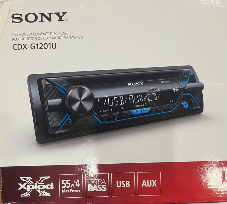 رادیو پخش خودرو مارک سونی مدل CDX-G1201U