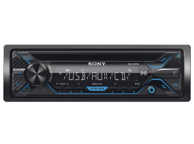 رادیو پخش خودرو مارک سونی مدل CDX-G1201U