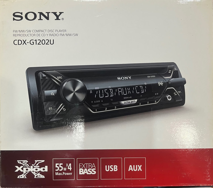 رادیو پخش خودرو مارک سونی مدل CDX-G1202U