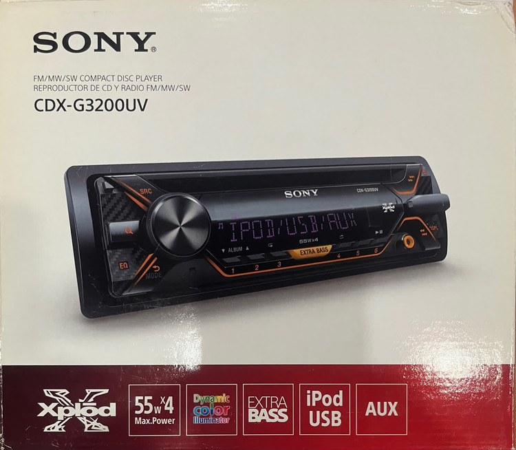 رادیو پخش خودرو مارک سونی مدل CDX-G3200UV