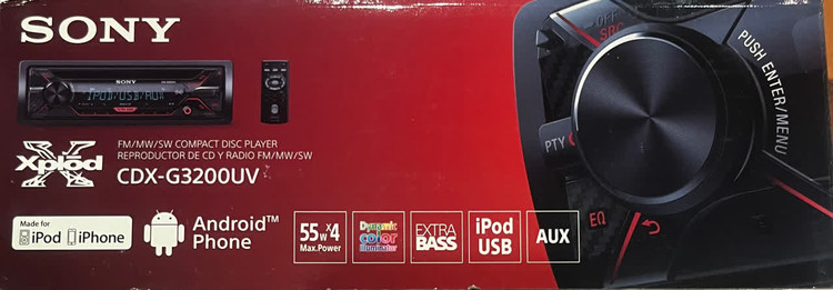رادیو پخش خودرو مارک سونی مدل CDX-G3200UV
