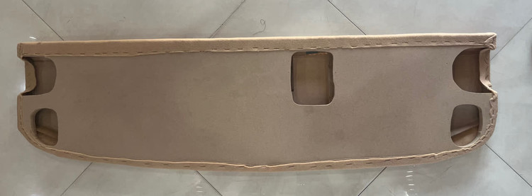 تخته طاقچه خودرو پژو 405 و پارس سه کمربند رنگ مشکی و کرم MDF