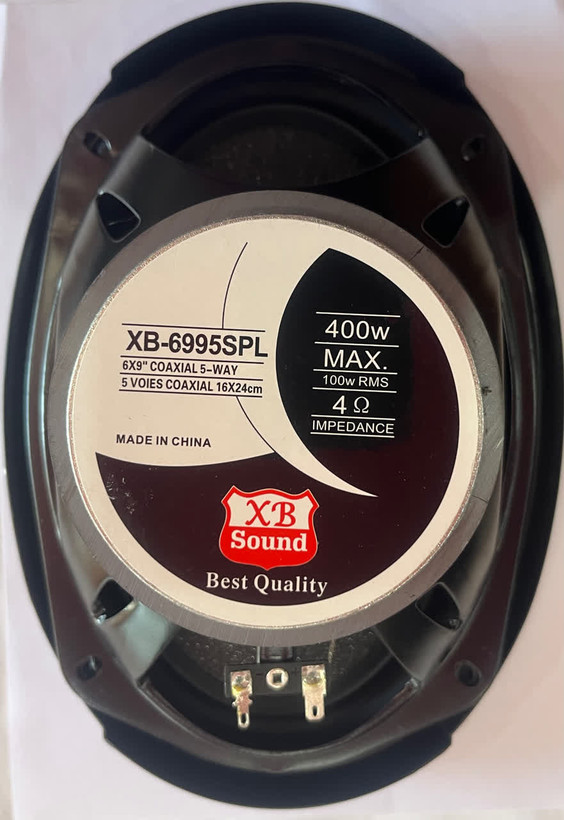 بلندگو بیضی خودرو مارک XB مدل XB-6995SPL بسته 2 عددی