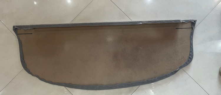 تخته طاقچه خودرو ریو با رنگ خاکستری MDF