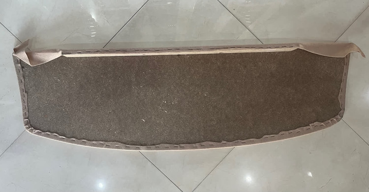 تخته طاقچه خودرو سمند در رنگ مشکی و کرم و قهویی MDF