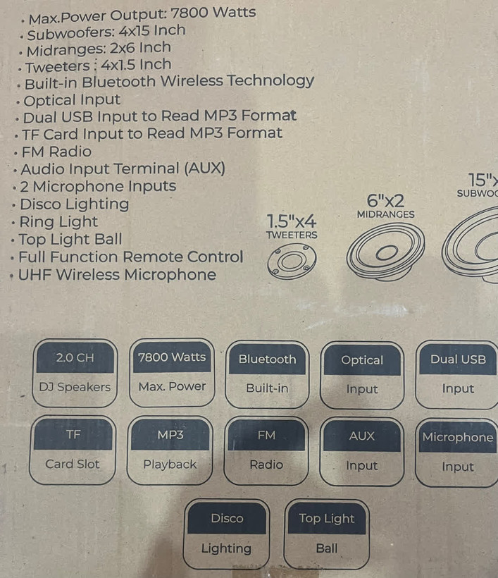 اسپیکر سانداستریم مدل ST-MX15000L SOUNDSTREAM