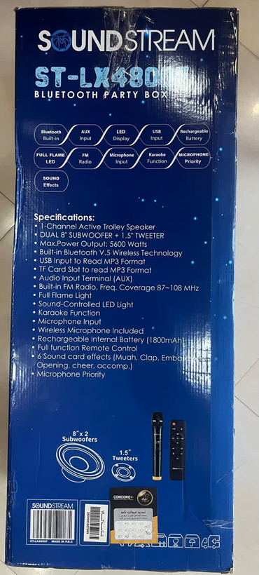 اسپیکر بلوتوث قابل حمل مارک سانداستریم مدل ST-LX4800F SOUNDSTREAM