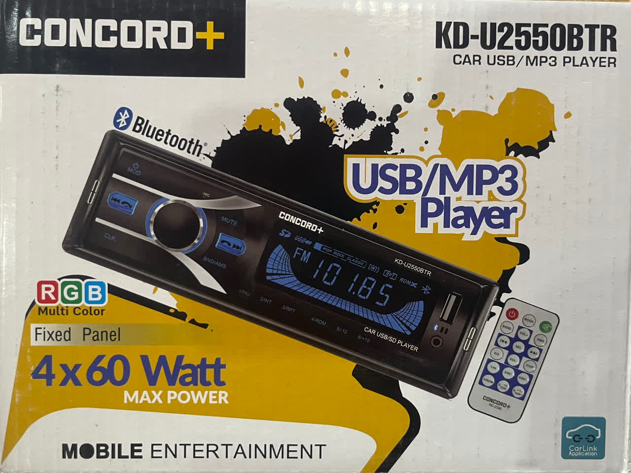 رادیو پخش خودرو مارک کنکورد مدل KD-U2550BTR
